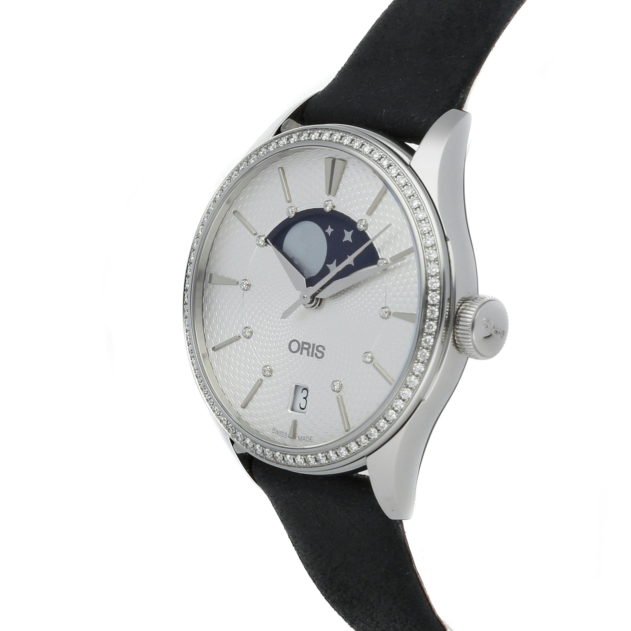 Oris Artelier Grande Lune Date Diamonds 01 763 7723 4951 07 5 18